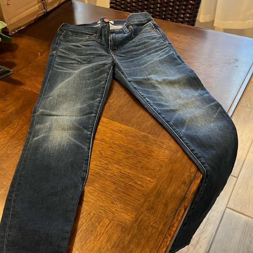 MadeWell 9” High-Rise Skinny Jeans, size 26